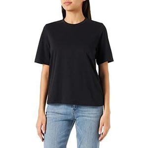 Vila Vidreamers Boxy S/S Top/Su-Noos T-shirt voor dames, zwart, XL