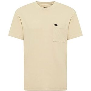 Lee Men's Relaxed Pocket Tee T-shirt, ecru, small, ecru, S