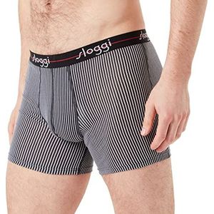 Sloggi Men's sloggi men Start Short C2P box Briefs, RED - DARK COMBINATION, 7