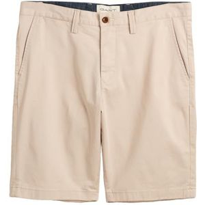 GANT Relaxed Twill Shorts, Putty, 32
