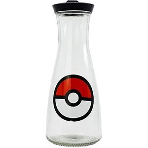 Pokemon waterfles van glas, 1 liter, kan met deksel
