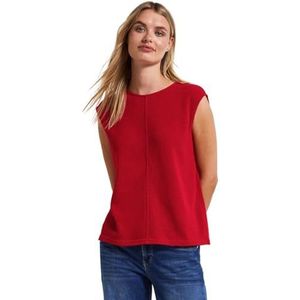 Street One - Dames Top - Rood - Gebreide Look