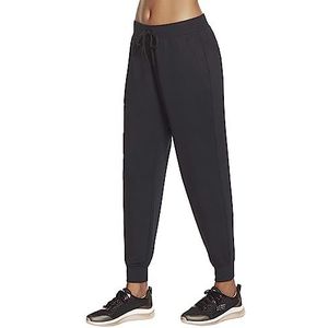 Skechers Restful Jogger trainingsbroek, zwart, large voor dames, Blanco Y Gris, 30