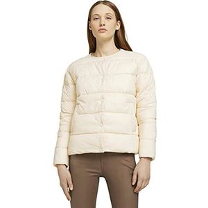 TOM TAILOR Denim Dames Lichtgewicht gewatteerde jas van gerecycled polyamide 1024552, 26341 - Blazed Beige, M