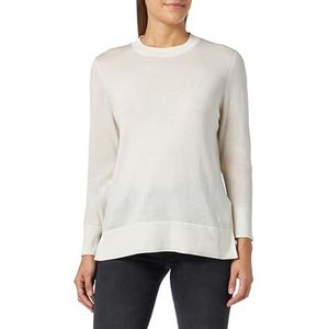 BOSS Gebreide sweater voor dames, Open wit, S