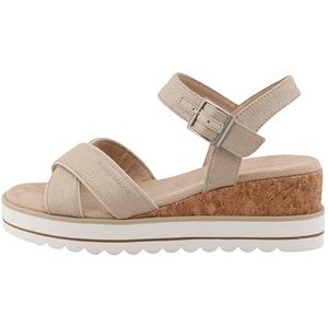 Sandaal - Effen - Textiel - Verstelbare Riemen - Hoge Hak