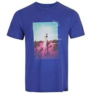 O'NEILL Bays T-shirt voor heren, 15013 Surf The Web Blue, Regular