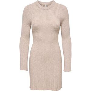 Onlmonica - Midi-jurk - Gebreid - O-hals - Lange Mouwen - Knit Fit