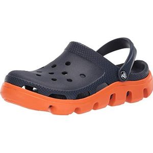 Crocs Duet Sport klomp voor heren, Navy Oranje, 37/38 EU