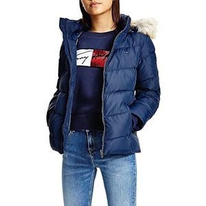 Tommy Hilfiger Essential Down Jacket voor meisjes, Twilight Navy, 86 cm