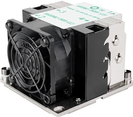 Silverstone - SST-XE02-3647SB - CPU-koeler - Zwart - 2U kleine vormfactor voor Intel LGA