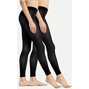 s.Oliver Socks Dames Online Women Originals sust. Leggings 80 DEN 2p, Black, 40-42