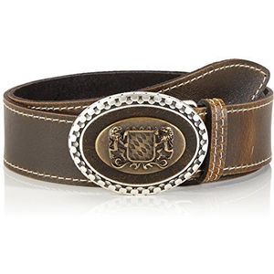 Werner Trachten Unisex riem, bruin (antiek bruin 510), 105 cm