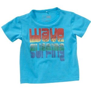 Name It – 13058382 – hemd – baby jongens - blauw - 9 mois