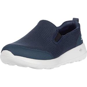Skechers Men's Go Max Clinched-Athletic Mesh Double Gore Slip on Walking Shoe, Navy, 8.5 X-Wide