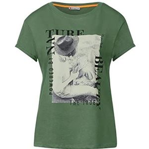 Street One Katoenen damesshirt, Novel Green, 38