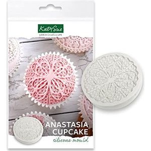Anastasia Cake Topper siliconen mal voor het versieren van cupcakes, suikerwerk, snoepjes, chocolade, kaarten maken en klei, voedselveilig goedgekeurd, gemaakt in het Verenigd Koninkrijk