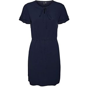 VERO MODA VMCECILIA SS Korte jurk WVN GA Jurk, Navy Blazer, XS, navy blazer, XS
