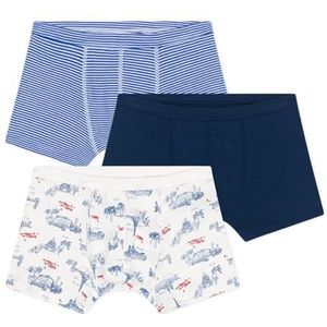 Petit Bateau Boxershorts (3 stuks) voor jongens, Variant 1:, 24 Maanden