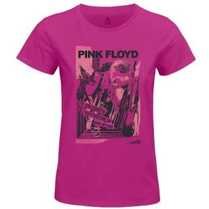 cotton division T-shirt dames, Fuchsia, M