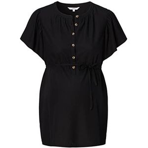 Noppies Dames Blouse Cotia Nursing Short Sleeve All Over Print Blouse, Black - P090, 34