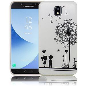 thematys Samsung Galaxy J7 2017 Paardebloem Silicone Beschermhoesje Zachte Tas Cover Case Bumper Etui Flip Smartphone Mobiele Telefoon Backcover Beschermhoes Telefoonhoes