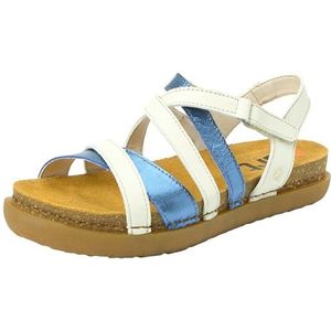 ART 1714 Rhodos, damessandalen, Nappa Cream Blauw, 38 EU