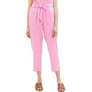 TOM TAILOR Denim Dames Tapered Fit broek 1035436, 31685 - Fresh Pink, XL