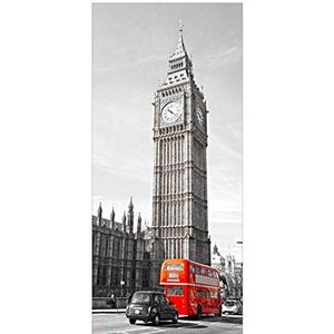 posterdepot Deurbehang deurposter London Red Bus - grootte 93 x 205 cm, 1 stuk, ktt0391