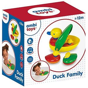 Ambi Toys, Duck Family, Bath Duck Toy for Babies, Ages 12 Months Plus