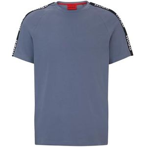 HUGO Sporty Logo Loungewear T-shirt voor heren, Open Blue462, XL