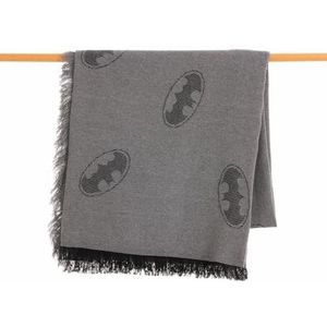 Belum | Multifunctionele deken Batman, afmetingen: 230 x 270 cm, stof: 60% katoen, 40% polyester, model: The Batman Grey, behandeling: vochtwerend, hypoallergeen, mijtwerend en hygiënisch