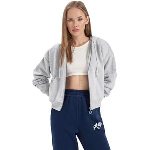 DeFacto Damescardigan Sweater, grijs, XS