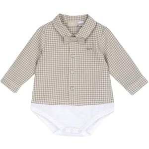 Chicco Body met lange mouwen voor jongens, Natuurlijk., 6 Maanden
