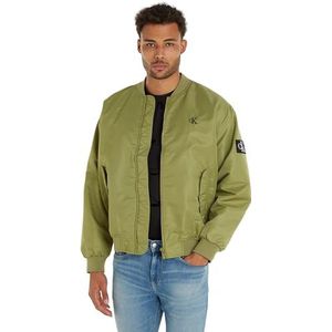 Calvin Klein Jeans Bomber geweven jassen voor heren, Donkere jenever, M