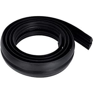 Adam Hall Accessories 859C 10 M3 Zachte PVC kabelgoot voor vloer 3 m lang, zwart