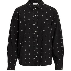 Viprisilla Print L/S Shirt, zwart beauty, 36