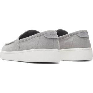 TOMS Heren TRVL LITE Loafer, Ultieme grijs gerecycled katoen slubby geweven, 8 UK, Ultiem grijs gerecycled katoen slubby geweven, 42 EU