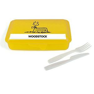 Excelsa 61743 container met bestek Woodstock, geel
