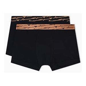 Emporio Armani - Boxershorts - Cognac / Zwart - 2 Pack