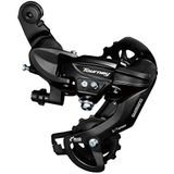 Shimano Rear Change Tourney Ty300 6/7V, met been, volwassen unisex, zwart