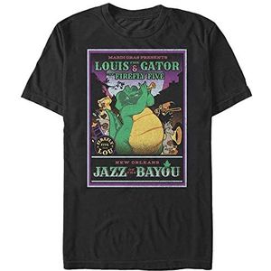 Disney The Princess & The Frog - Rockadile Unisex Crew neck T-Shirt Black M