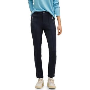 STREET ONE Broek Slim en High, blauw (deep blue), 34W / 30L