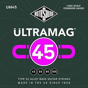 Rotosound snaren voor elektrische bas ULTRAMAG 52 ALLOY ROUNDWOUND 4-str. UM45 Standaard 45-105