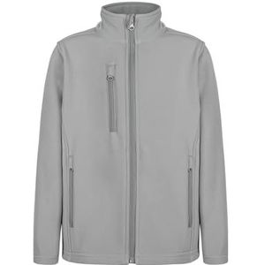 Mukua Richmond Kids Kinderjas, Soft Shell, Stone Grey, maat 12/14, steengrijs, 12-14 años