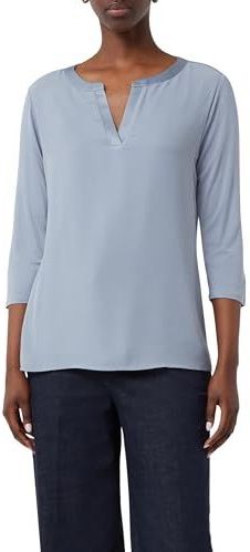 comma - Longsleeve - Shirt - Tuniekkraag - Dames