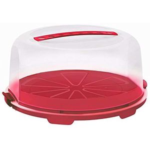 Rotho, Fresh, , Kunststof (PP) BPA-vrij, rood/transparant, 35,5 x 34,5 x 16,5 cm