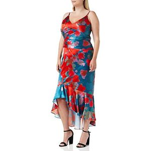 Chi Chi London Damesjurk Cocktail, marineblauw, 34