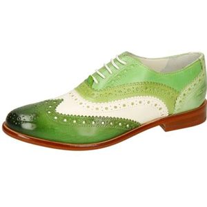 Melvin & Hamilton oxford schoenen dames selina 90, groen, 42 EU Breed