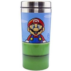 Paladone PP6349NN,Super Mario Warp Pipe Travel Mok - 450 ml roestvrij staal - Officieel gelicentieerde Nintendo Merchandise,Meerkleurig